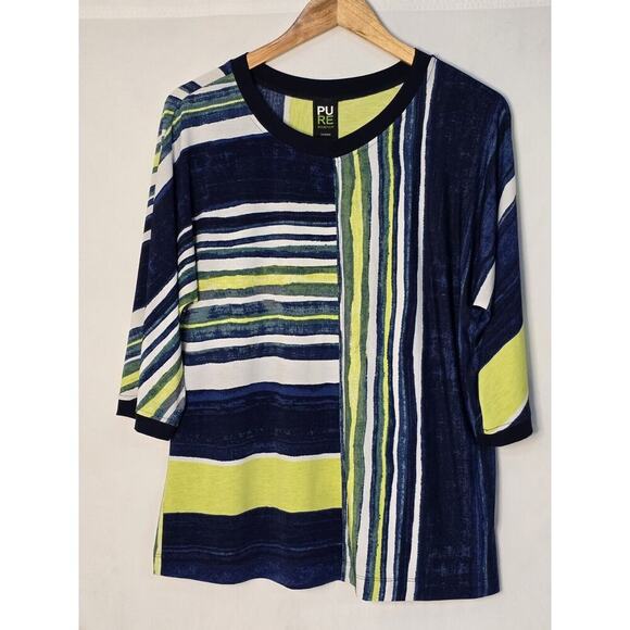 Women's PURE ESSENCE Urbanology Art-To-Wear Abstract Oversized Top-Sz XSmall - Picture 1 of 6